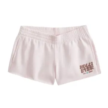 Light Pink Smocked High-Rise Lounge Shorts